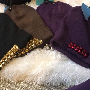 Studded beanies!!!! All listed all $6! Please pick